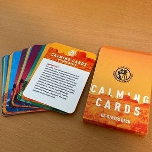 Stress kit: fidget cube & calming cards